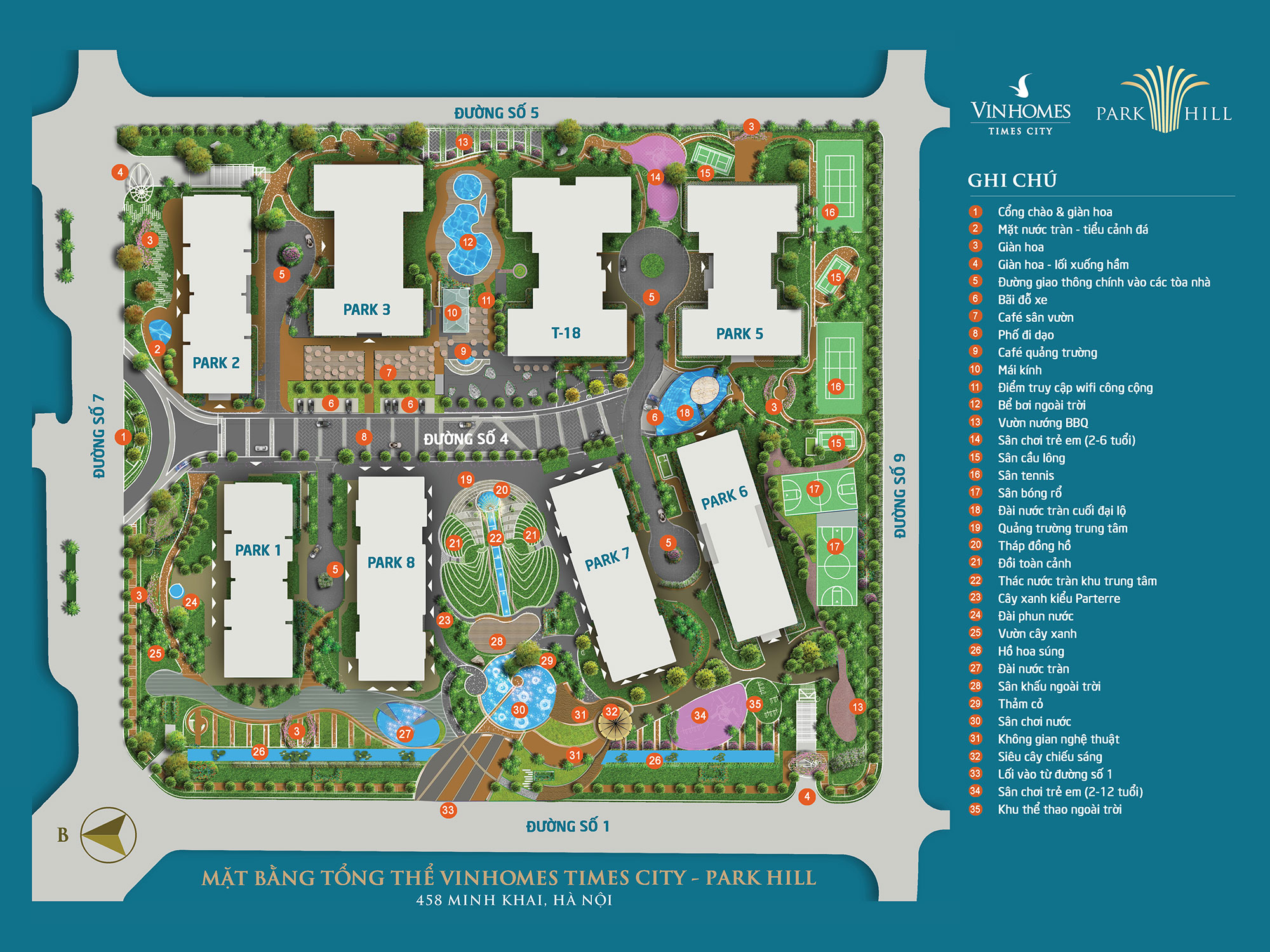 Mặt bằng tổng thể Vinhomes Times City Park Hill mat-bang-tong-the-vinhomes-times-city-park-hill
