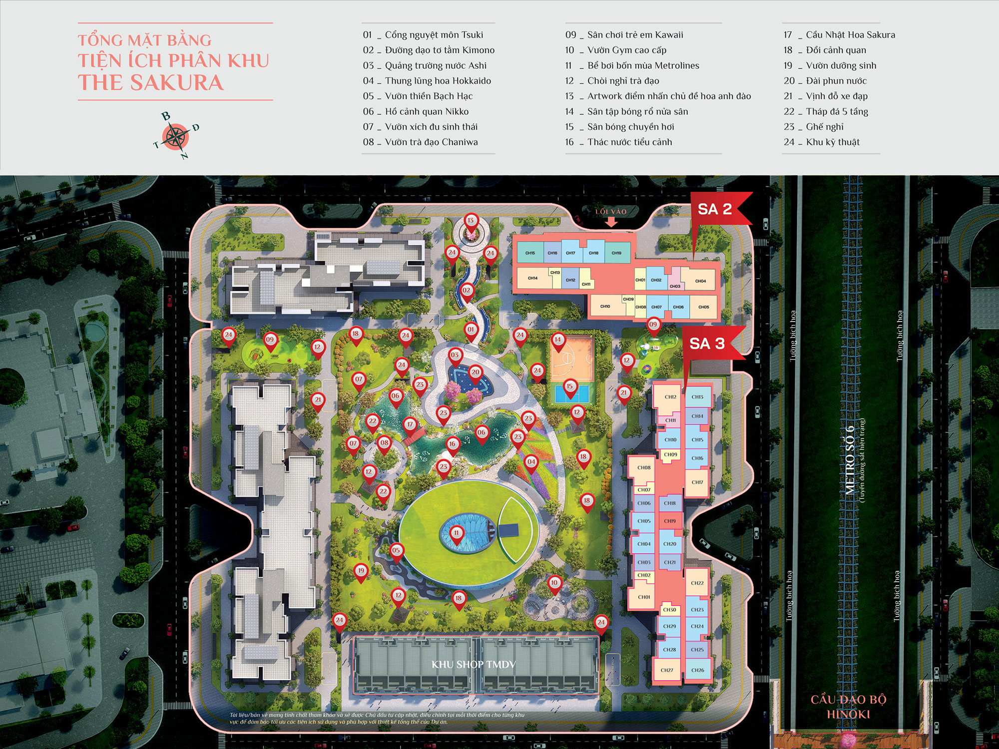 Mặt bằng phân khu The Sakura Vinhomes Smart City mat-bang-phan-khu-the-sakura-vinhomes-smart-city