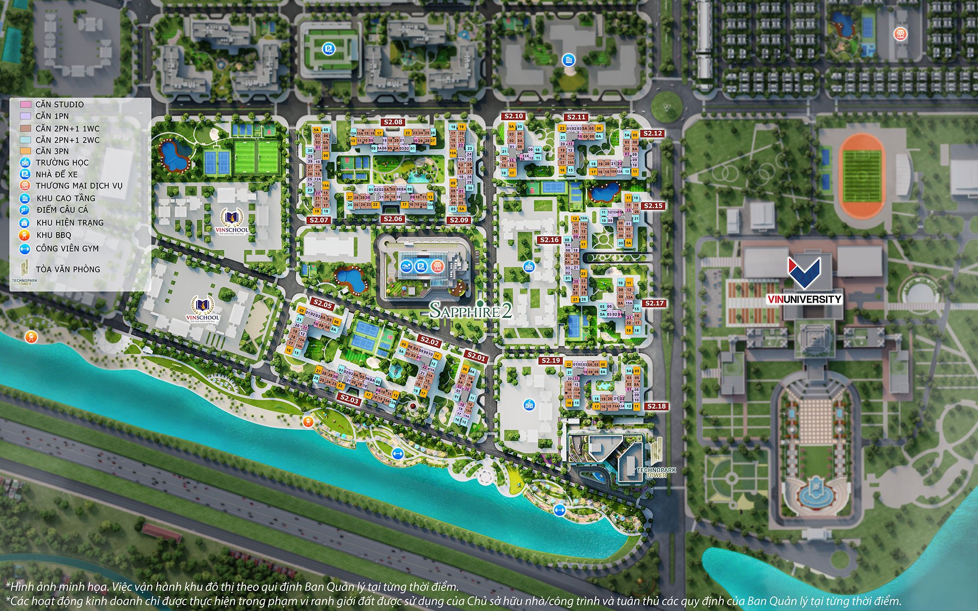 Mặt bằng phân khu The Sapphire 2 Vinhomes Ocean Park mat-bang-phan-khu-the-sapphire-2-vinhomes-ocean-park