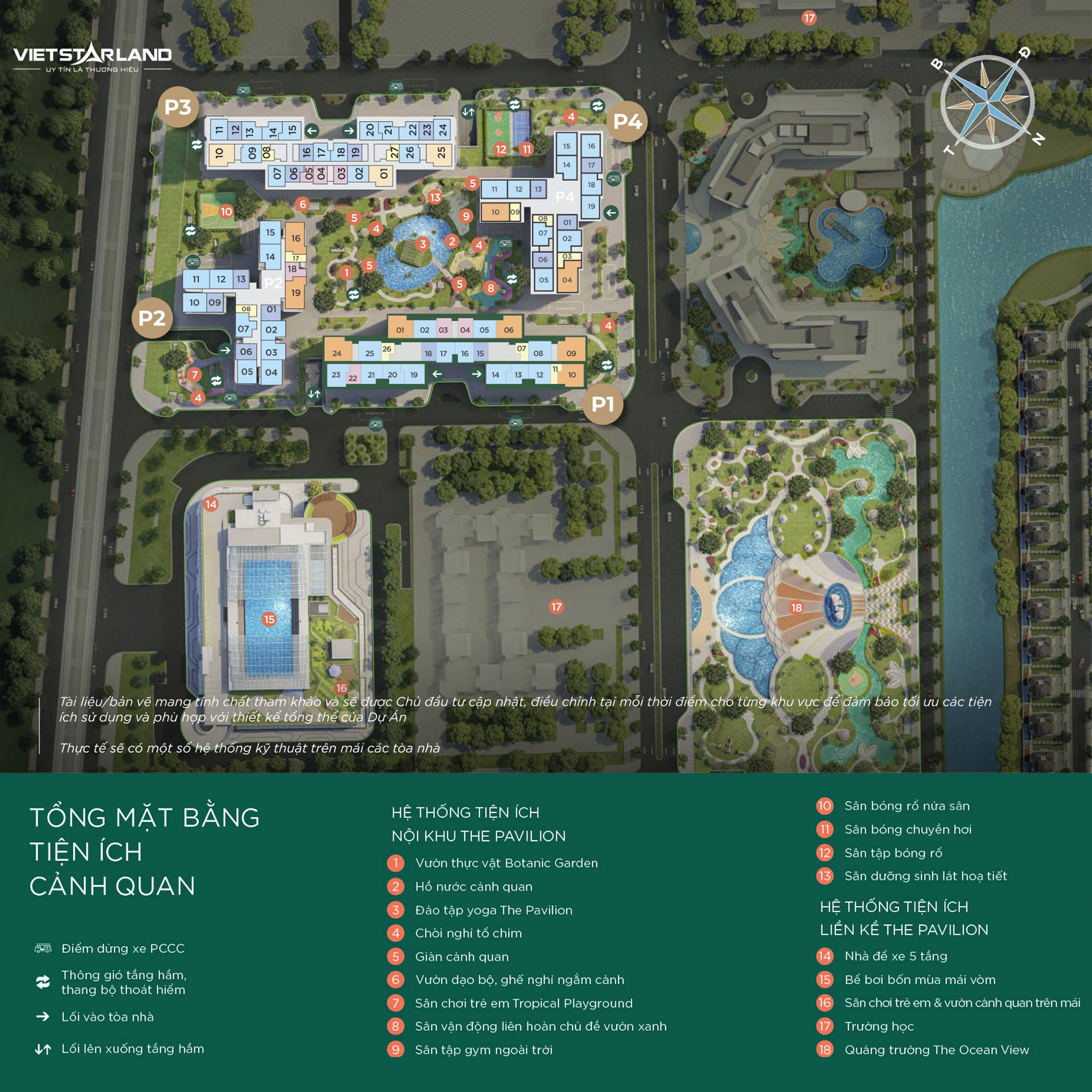 Mặt bằng phân khu The Pavilion Vinhomes Ocean Park mat-bang-phan-khu-the-palivion-vinhomes-ocean-park