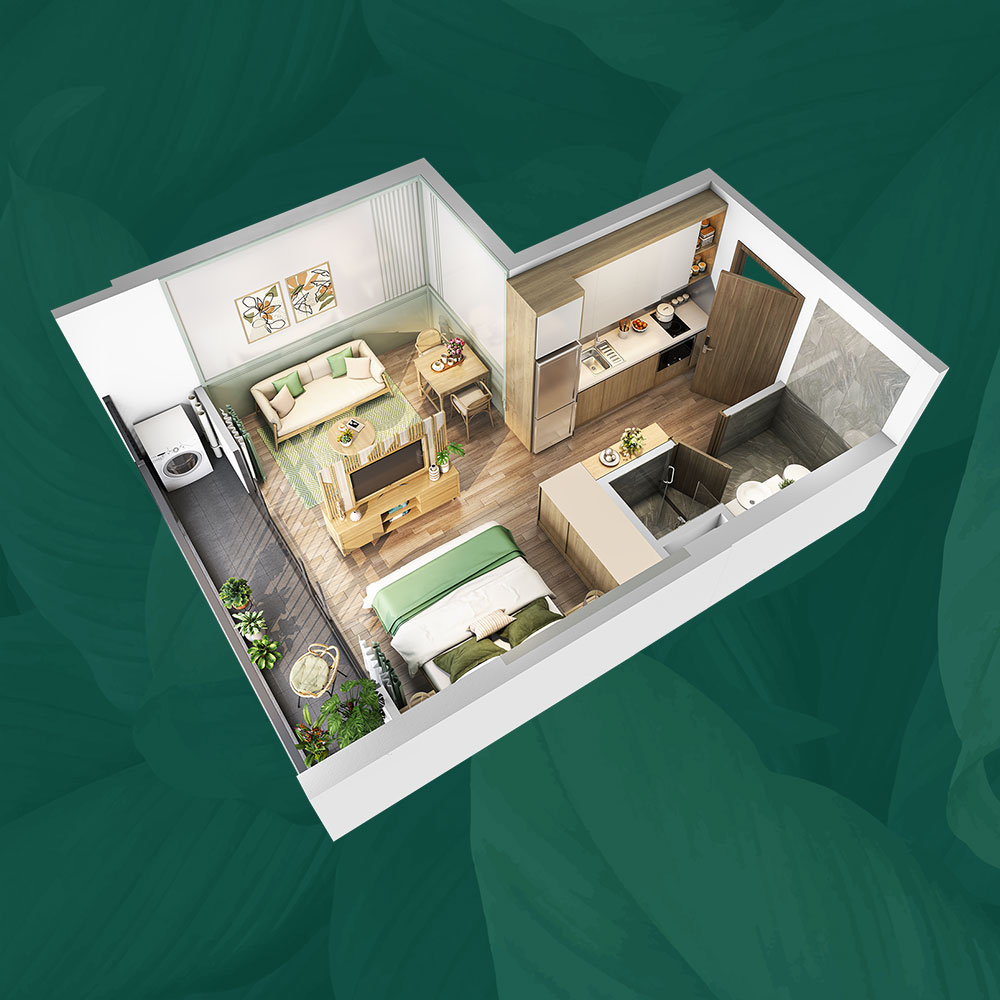 Mặt bằng căn hộ studio P1 Vinhomes Ocean Park mat-bang-can-ho-studio-p1-vinhomes-ocean-park