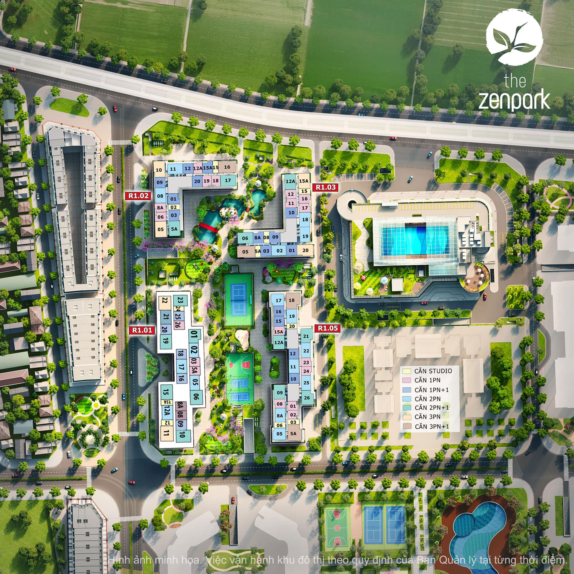Mặt bằng phân khu The Zenpark Vinhomes Ocean Park mat-bang-phan-khu-the-zenpark-vinhomes-ocean-park
