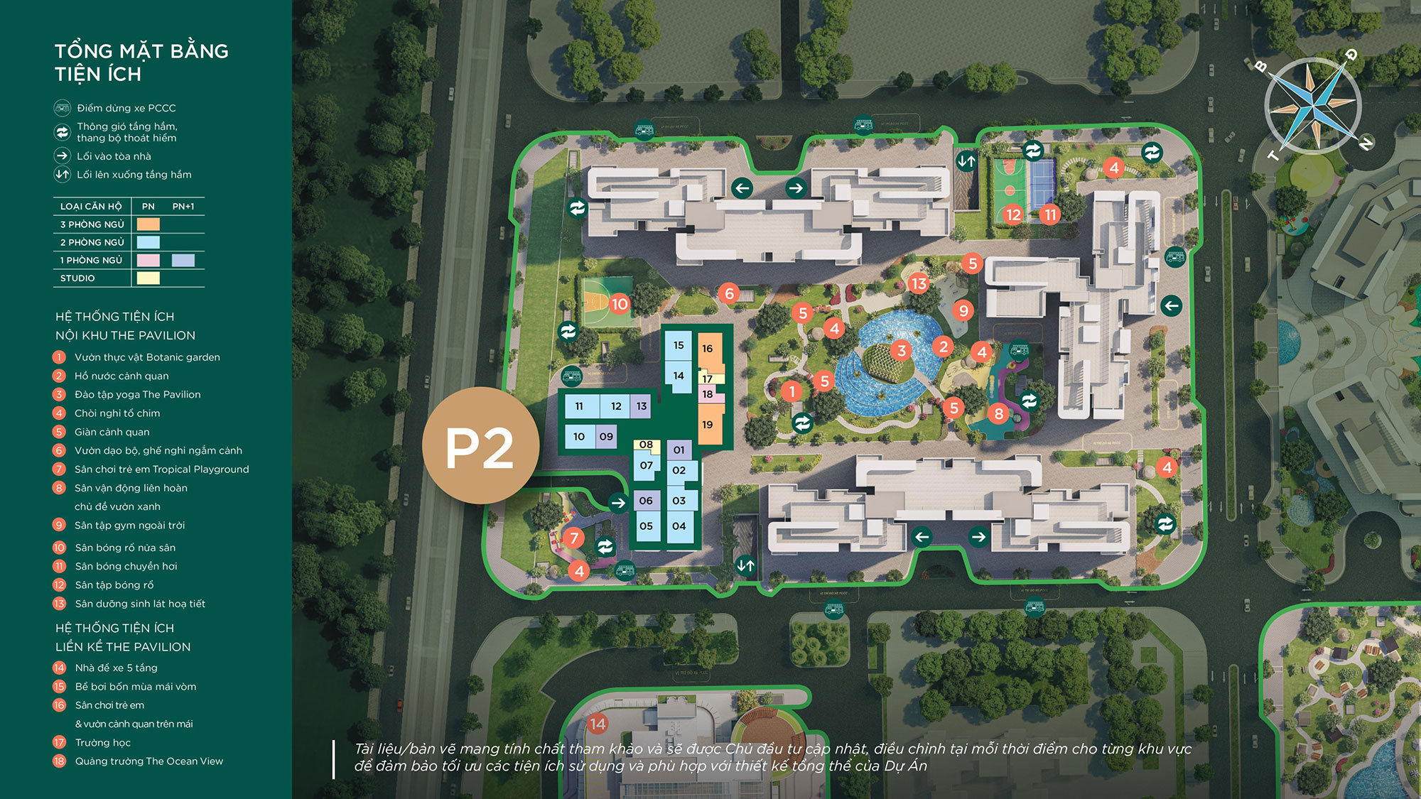 Vị trí tòa P2 Vinhomes Ocean Park vi-tri-toa-p2-vinhomes-ocean-park