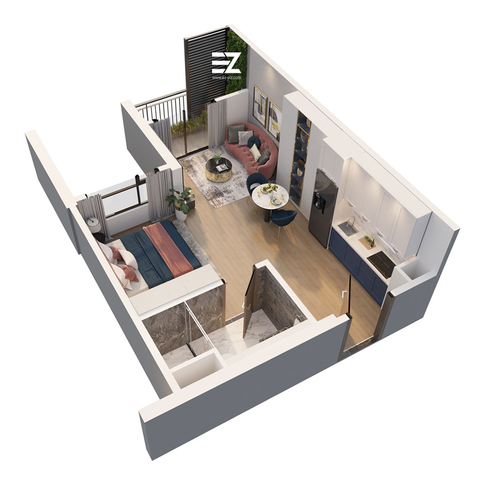 Mặt bằng căn hộ studio ZR1 Vinhomes Ocean Park mat-bang-can-ho-studio-zr1-vinhomes-ocean-park
