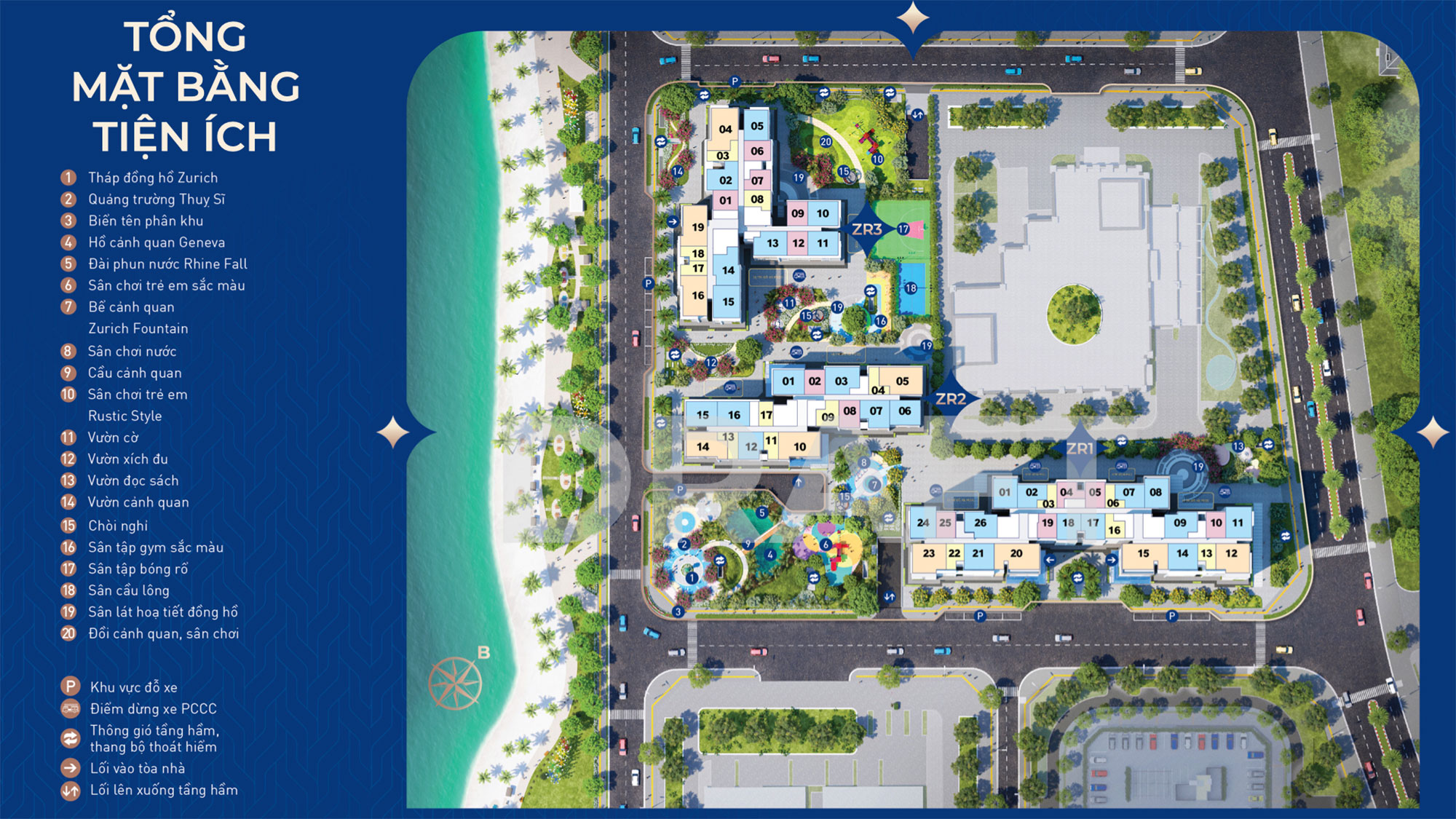 Mặt bằng phân khu The Zurich Vinhomes Ocean Park mat-bang-phan-khu-the-zurich-vinhomes-ocean-park