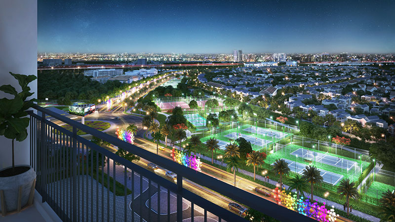 View công viên Sportia Park từ căn hộ S4.03 Vinhomes Smart City view-cong-vien-sportia-park-tu-can-ho-s403-vinhomes-smart-city