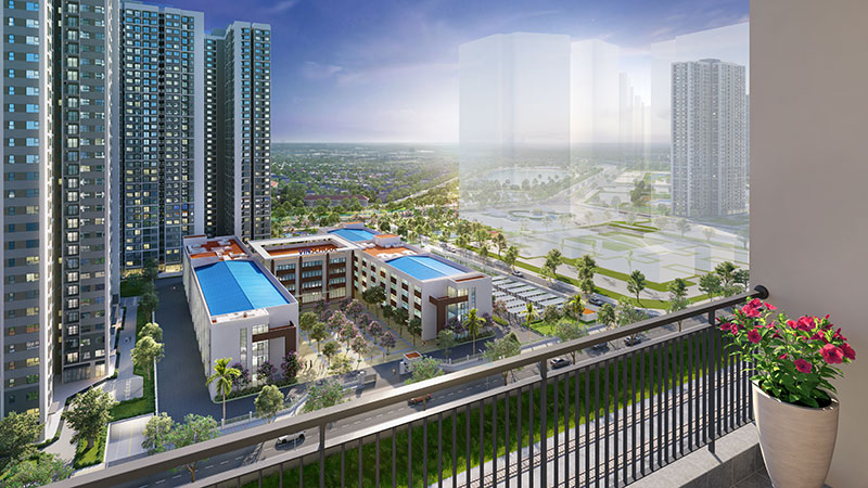 View Vinschool từ căn hộ S2.02 Vinhomes Smart City view-vinschool-tu-can-ho-s202-vinhomes-smart-city