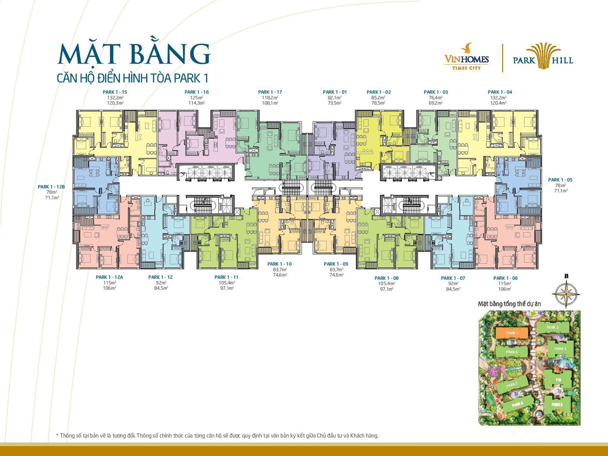 mat-bang-toa-park-1-vinhomes-times-city-park-hill