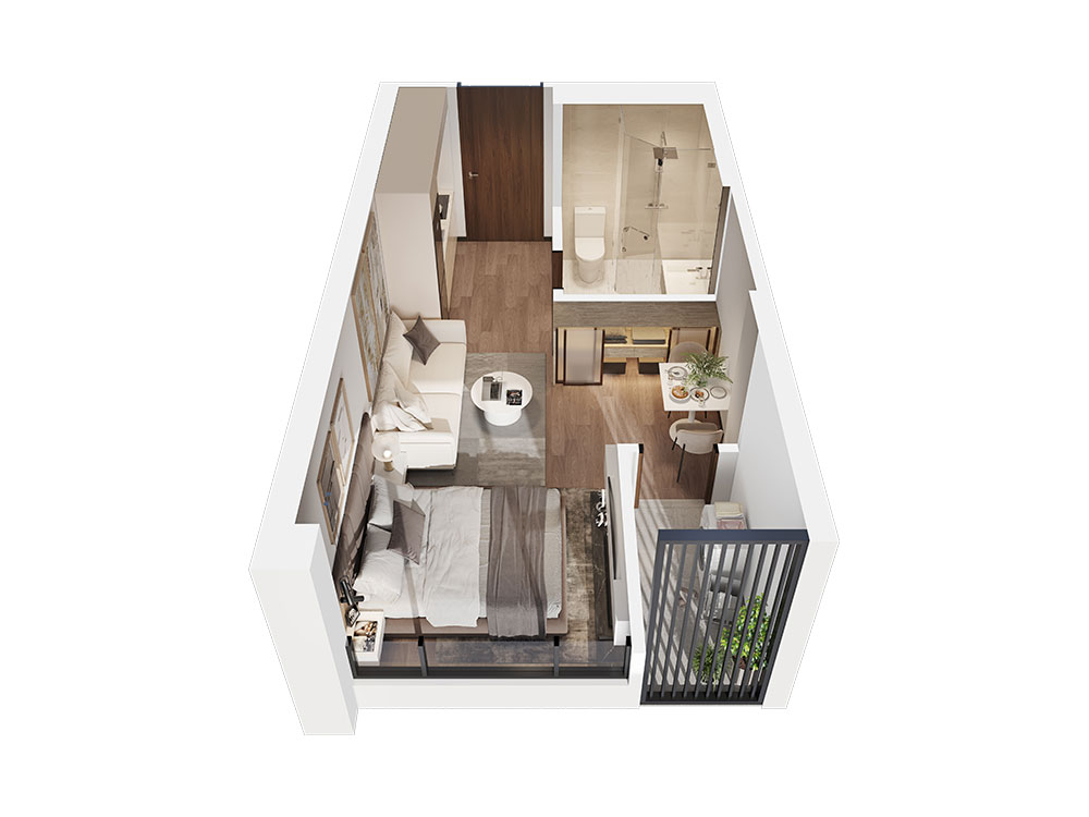 Mặt bằng căn hộ studio Masteri Waterfront mat-bang-can-ho-studio-masteri-waterfront