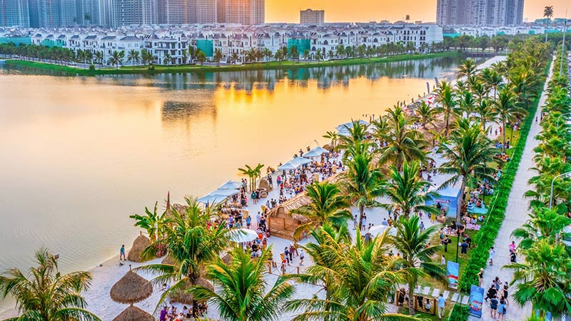 Cắm trại “Glamping” sang chảnh tại Vinhomes Ocean Park