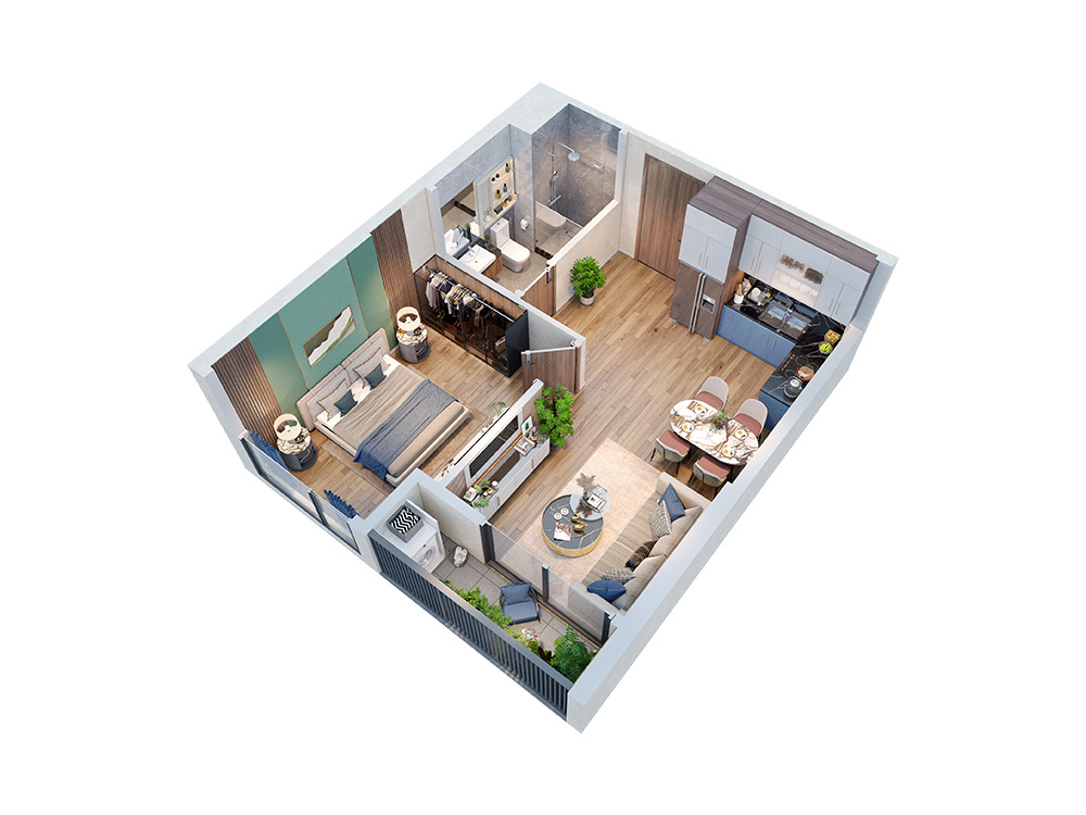 Mặt bằng căn hộ 1PN TC1 Vinhomes Smart City mat-bang-can-ho-1pn-tc1-vinhomes-smart-city-
