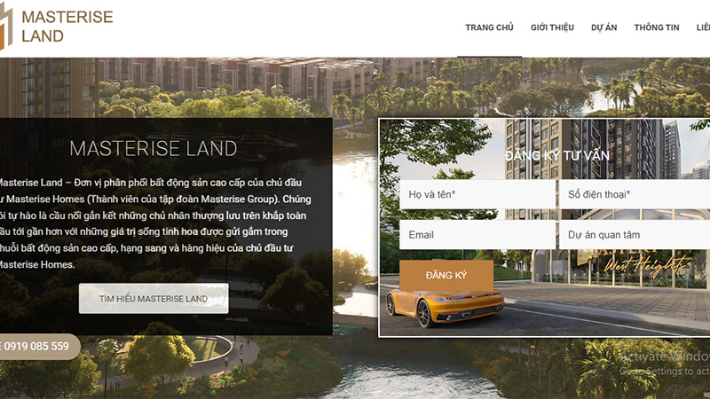 Masterise Land – Kênh thông tin dự án Masterise Homes