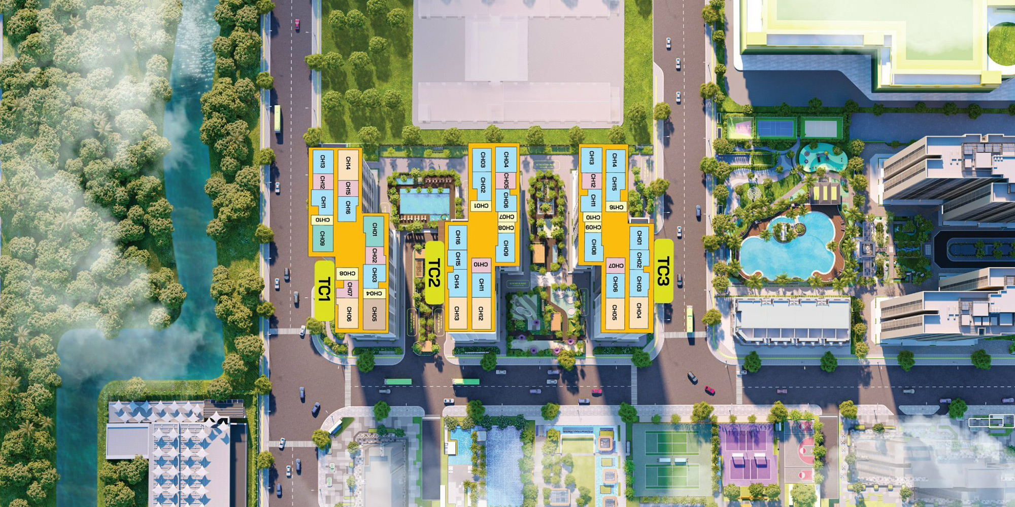 Mặt bằng phân khu The Canopy Residences Vinhomes Smart City mat-bang-phan-khu-the-canopy-residences-vinhomes-smart-city