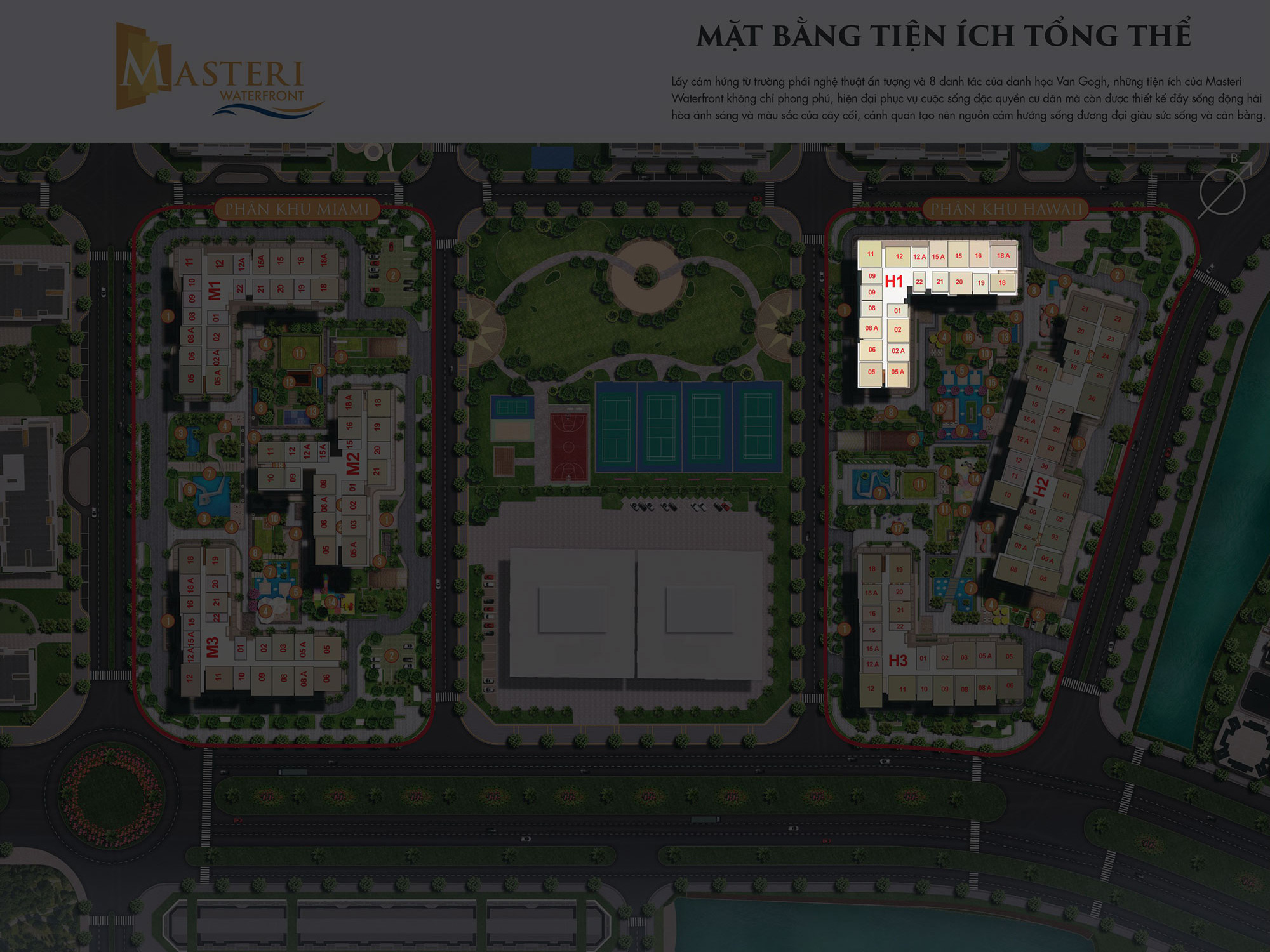 Vị trí tòa H1 Masteri Waterfront vi-tri-toa-h1-masteri-waterfront