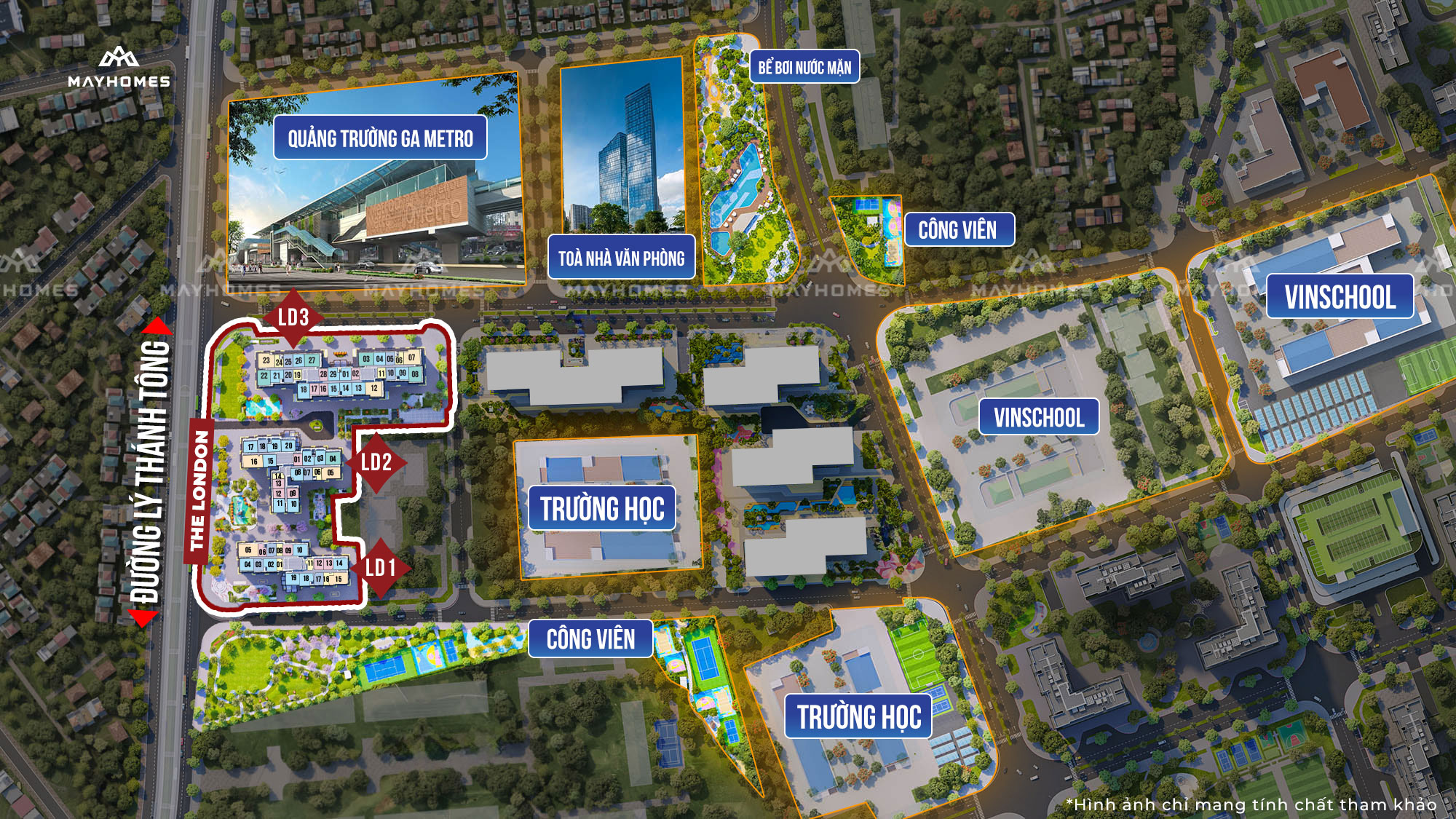 Mặt bằng phân khu The London Vinhomes Ocean Park mat-bang-phan-khu-the-london-vinhomes-ocean-park