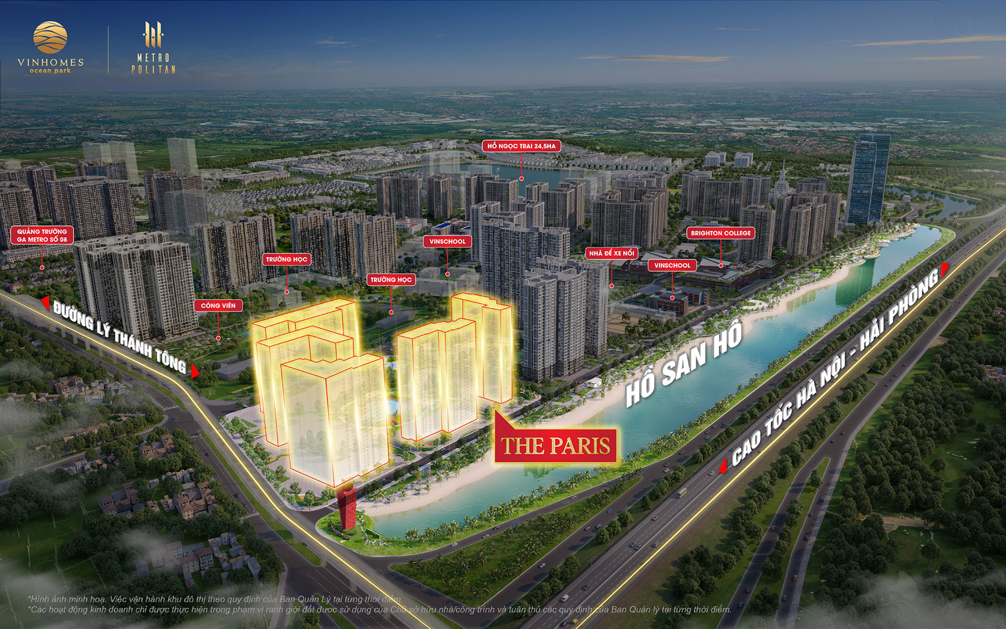 Vị trí phân khu The Paris Vinhomes Ocean Park vi-tri-phan-khu-the-paris-vinhomes-ocean-park