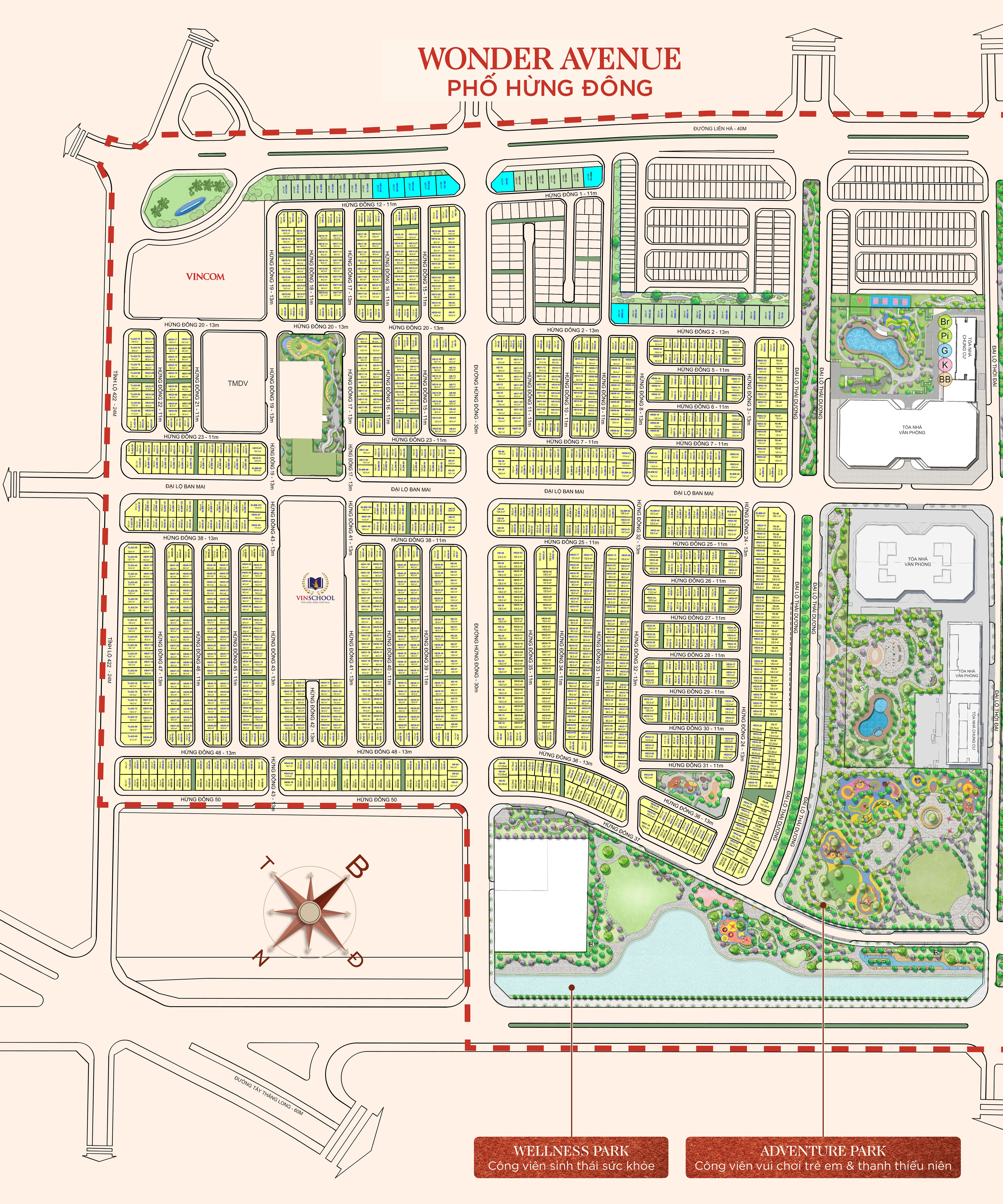 Mặt bằng phân khu Hừng Đông Vinhomes Wonder City mat-bang-phan-khu-hung-dong-vinhomes-wonder-city