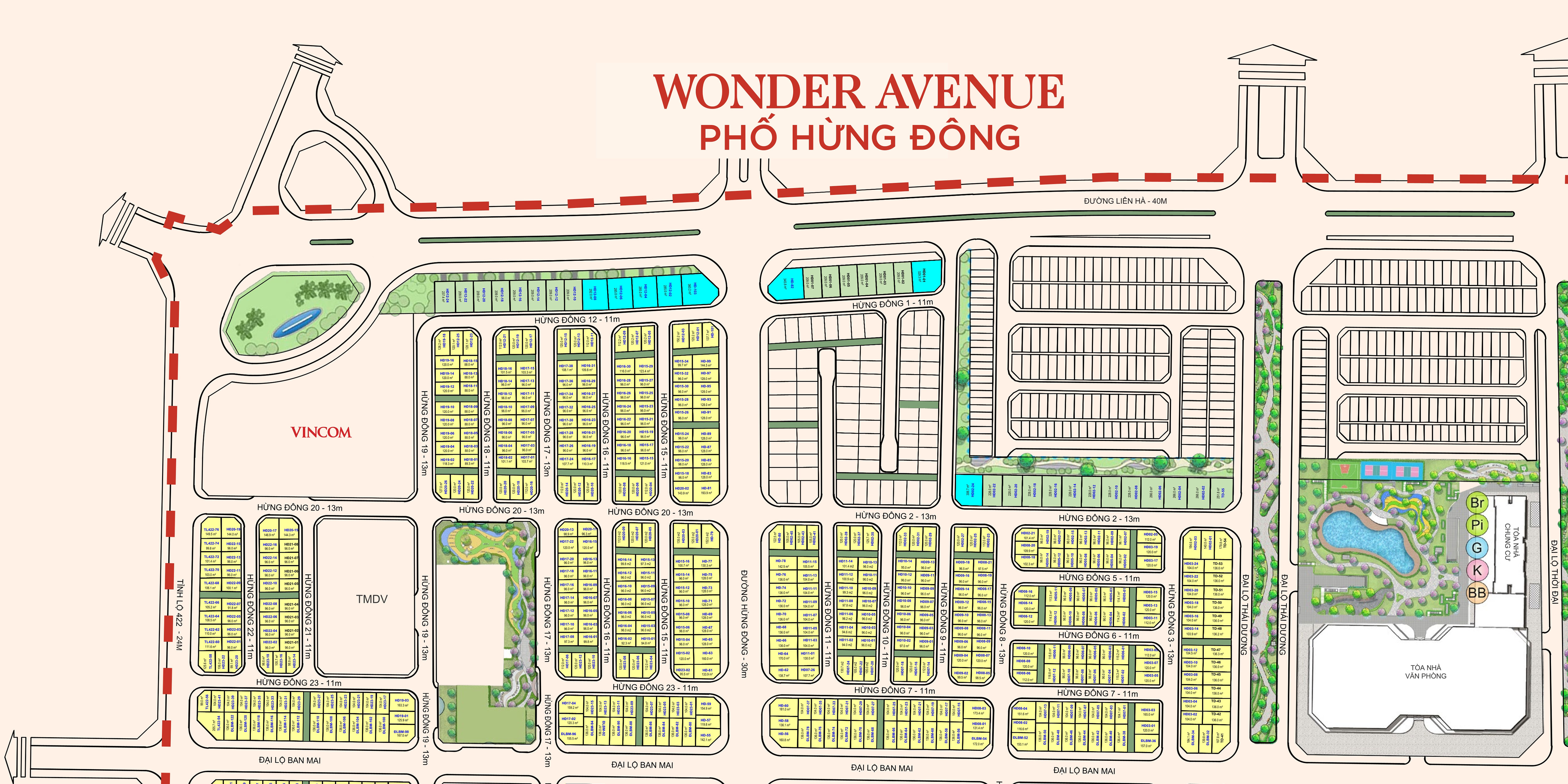 Vị trí biệt thự Hừng Đông Vinhomes Wonder City vi-tri-biet-thu-hung-dong-vinhomes-wonder-city