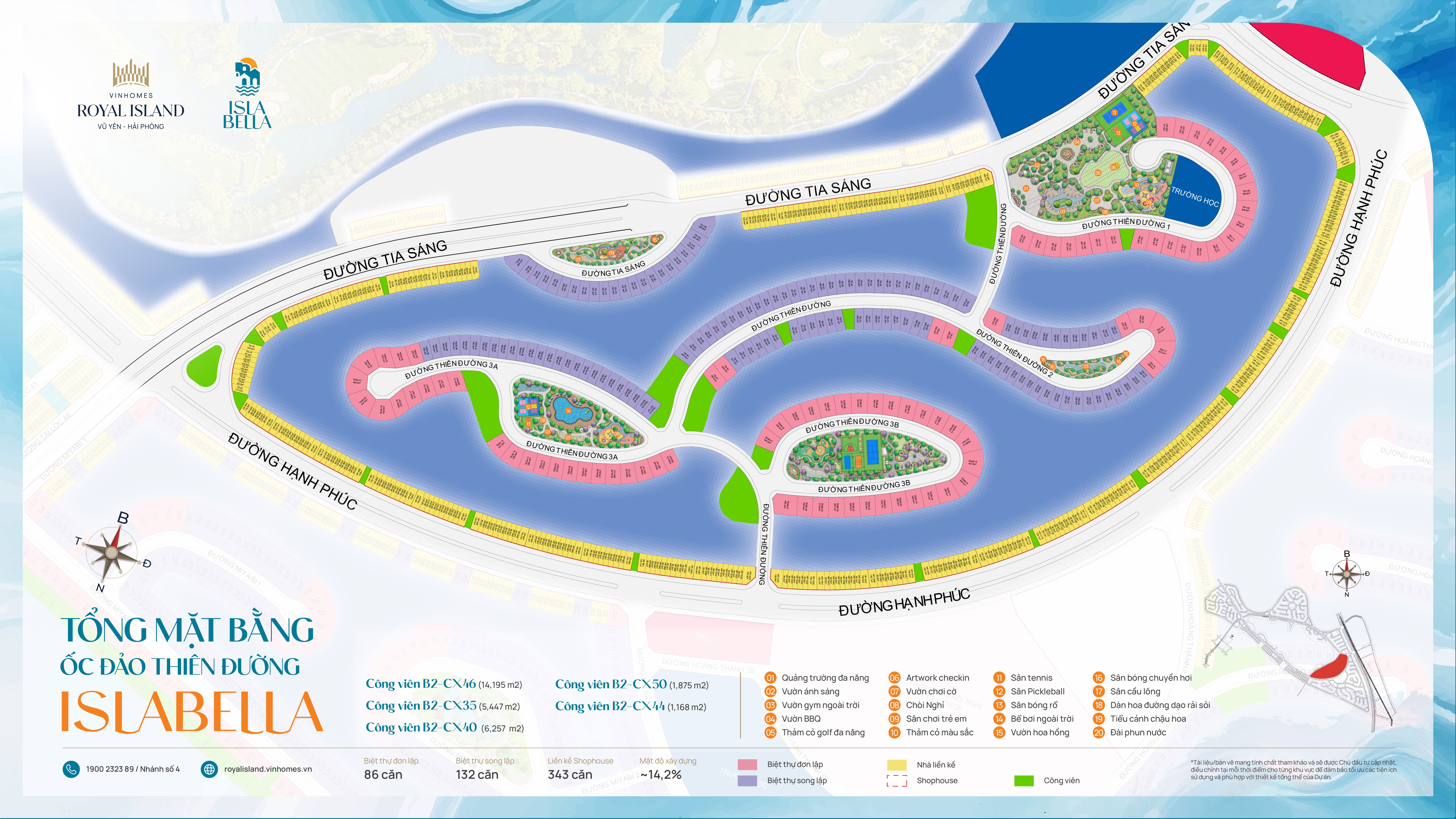 Mặt bằng phân khu Isla Bella Vinhomes Royal Island mat-bang-phan-khu-isla-bella-vinhomes-royal-island